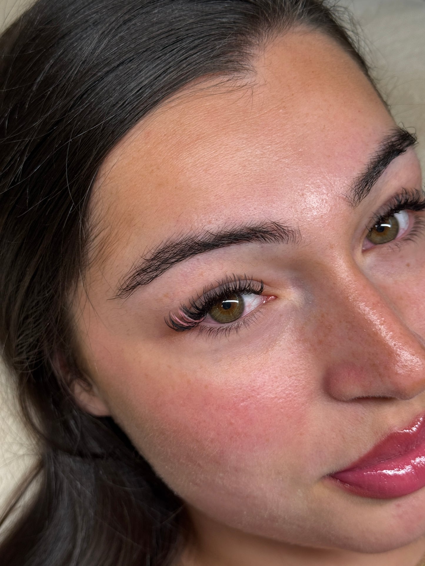 Lash Extensions Wet Look